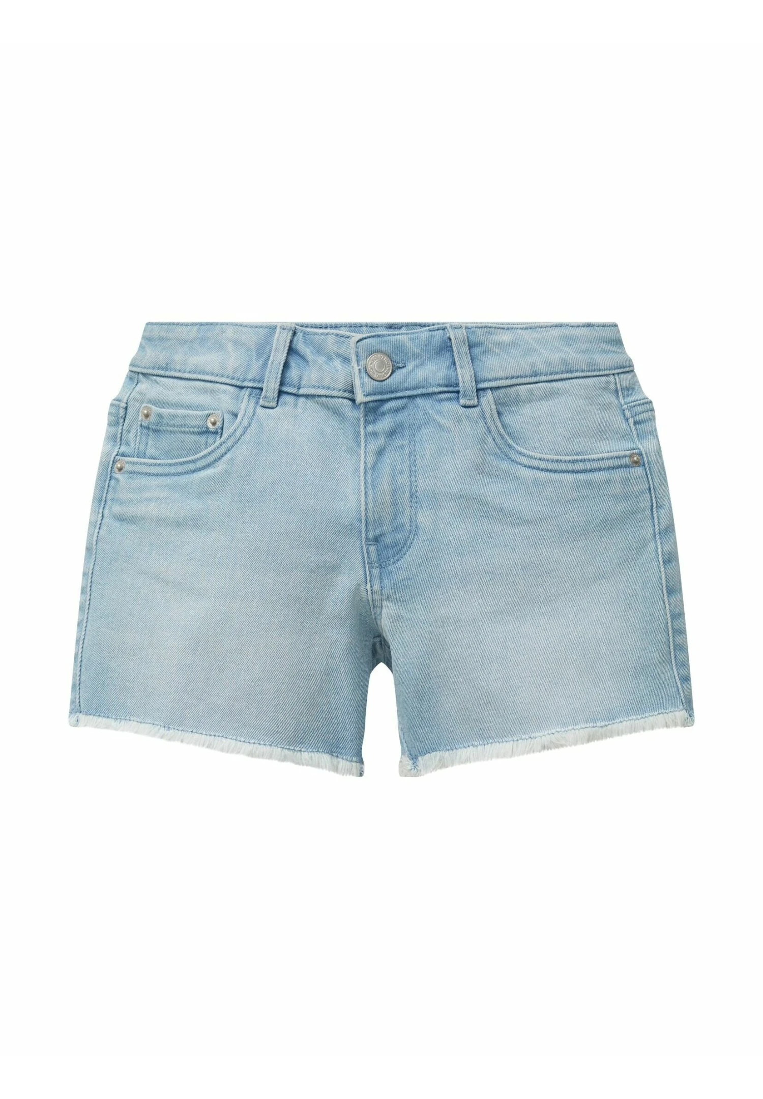 Tom Tailor Jeansshort - Destroyed Bleached Blue Denim 1 Tom Tailor Jeansshort - Destroyed Bleached Blue Denim