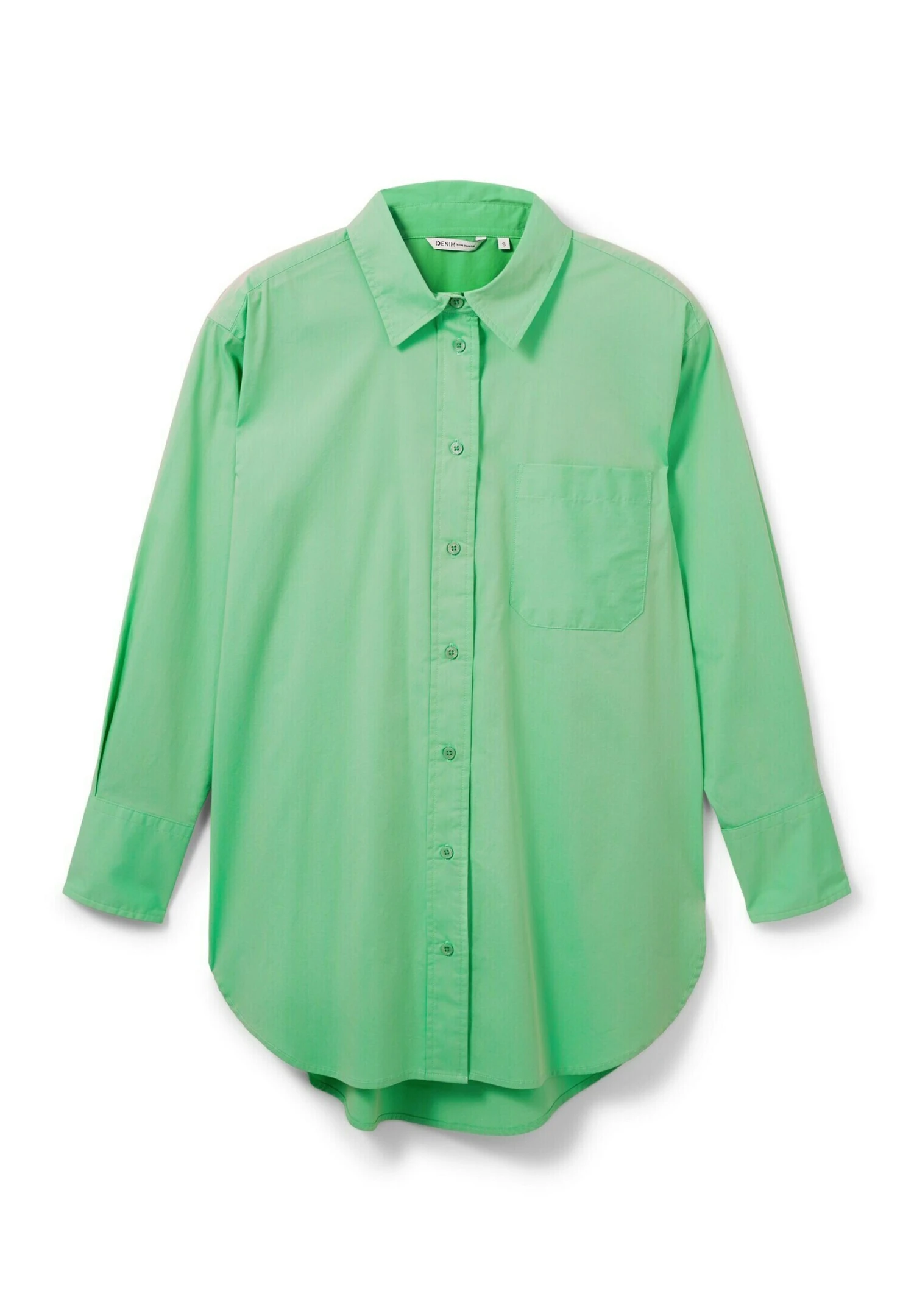 TOM TAILOR Denim Overhemdblouse - Strong Green 7 TOM TAILOR Denim Overhemdblouse - Strong Green - Afbeelding 7