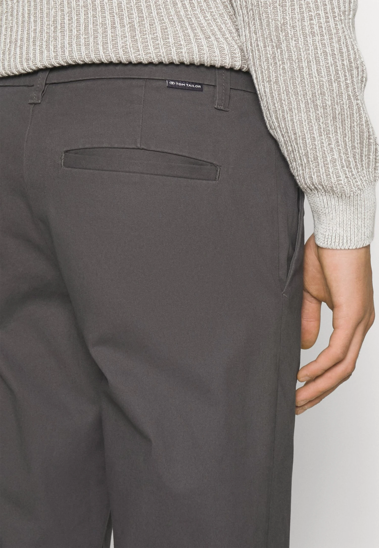 Tom Tailor Trousers - Chino - Tarmac Grey 5 Tom Tailor Trousers - Chino - Tarmac Grey - Afbeelding 5