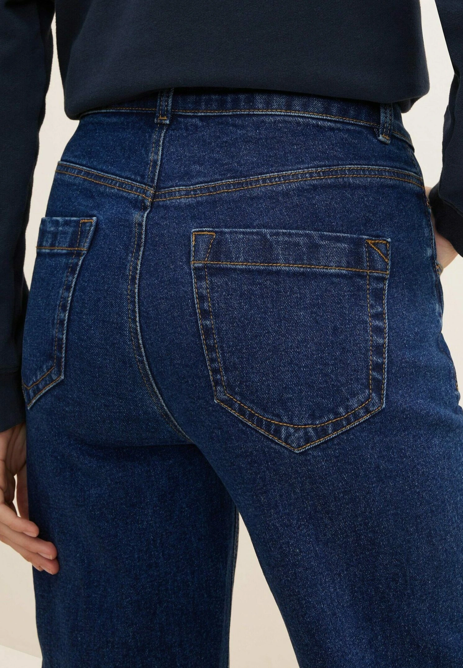 Tom Tailor Straight Leg Jeans - Clean Mid Stone Blue Denim 5 Tom Tailor Straight Leg Jeans - Clean Mid Stone Blue Denim - Afbeelding 5