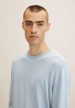 Tom Tailor Basic Crew - Trui - Light Blue -Tom Tailor b15cce85643548899448c3b52692f4a7