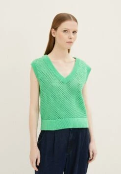 TOM TAILOR Denim Mit V-A - Top - Strong Green