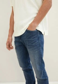 Tom Tailor Josh - Straight Leg Jeans - Used Mid Stone Blue Denim -Tom Tailor b28411054c124a3a8cf4b5aa382b3969