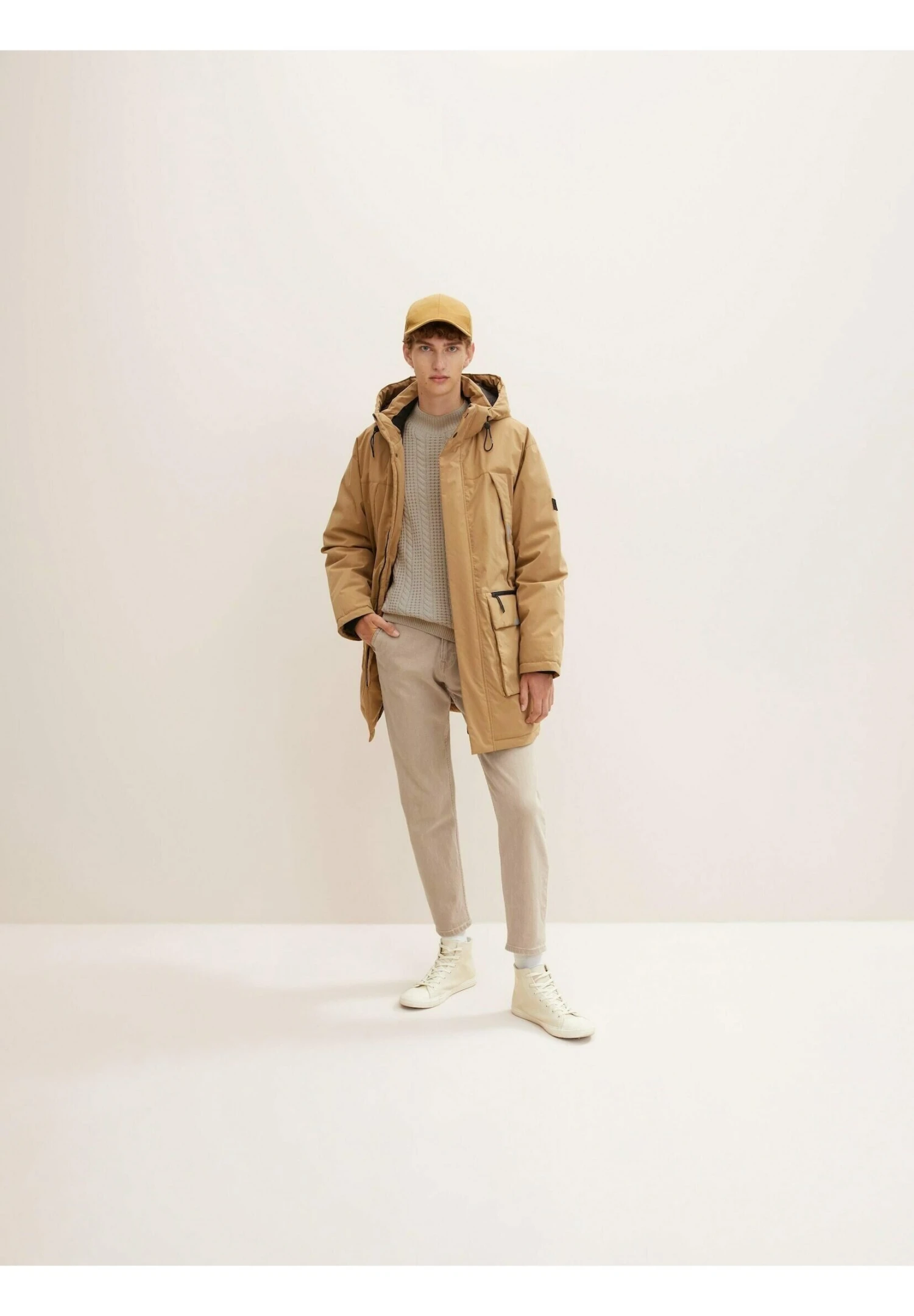 TOM TAILOR Denim Arctic- Winterjas - Splashed Clay Beige 2 TOM TAILOR Denim Arctic- Winterjas - Splashed Clay Beige - Afbeelding 2