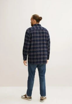 Tom Tailor Overhemd - Navy Colorful Check 8 Tom Tailor Overhemd - Navy Colorful Check -Tom Tailor b29821f994564ae7b0579a83284fb2c4