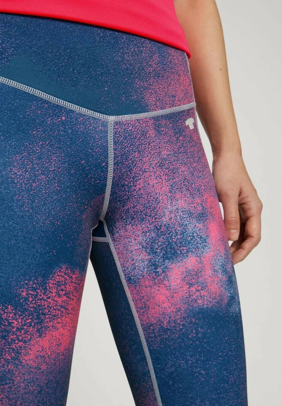 Tom Tailor Legging - Dk Blue Neonpink 5 Tom Tailor Legging - Dk Blue Neonpink - Afbeelding 5
