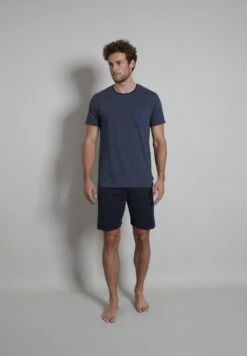 Tom Tailor Set - Pyjama - Blau Dunkel Melange