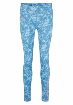 Tom Tailor Active Wear In Ankle Länge Set - Legging - Steel Blue Aop