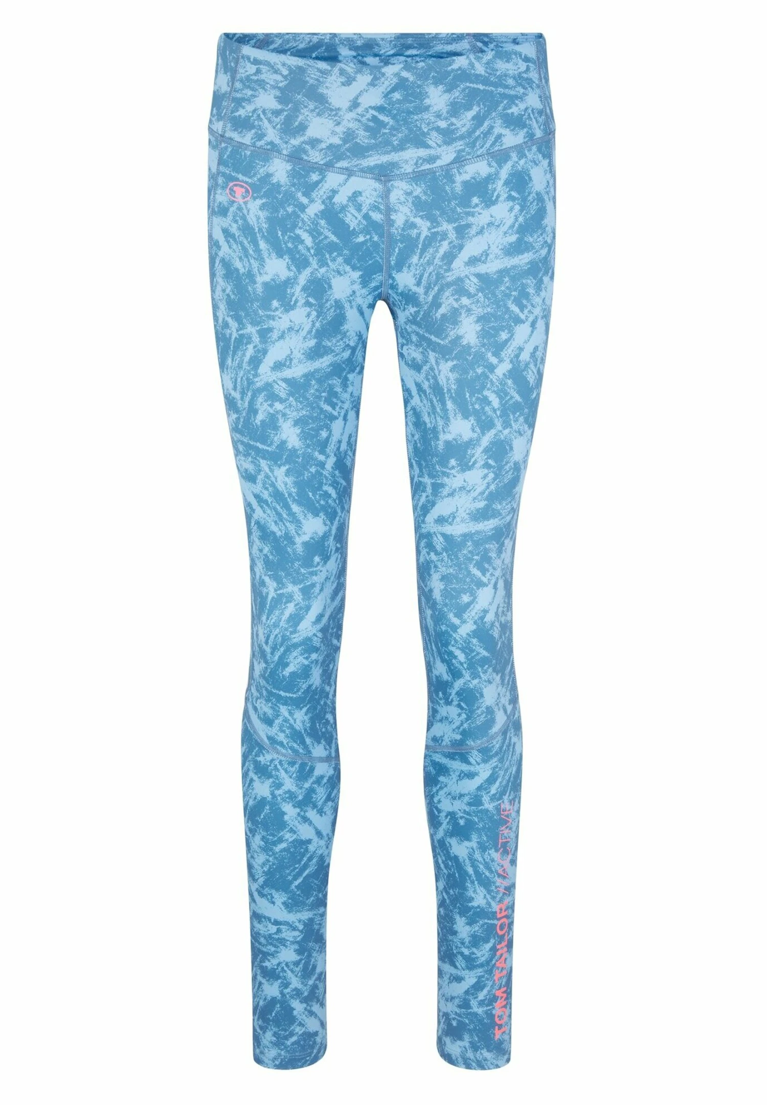 Tom Tailor Active Wear In Ankle Länge Set - Legging - Steel Blue Aop 1 Tom Tailor Active Wear In Ankle Länge Set - Legging - Steel Blue Aop