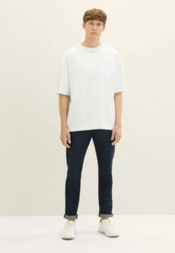 Tom Tailor Josh - Straight Leg Jeans - Rinsed Blue Denim