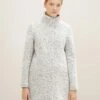 TOM TAILOR Denim Bouclé - Mantel - Grey Black Boucle