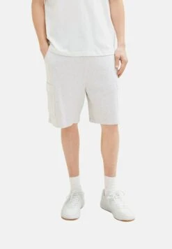 TOM TAILOR Denim Shorts - Light Stone Grey Melange