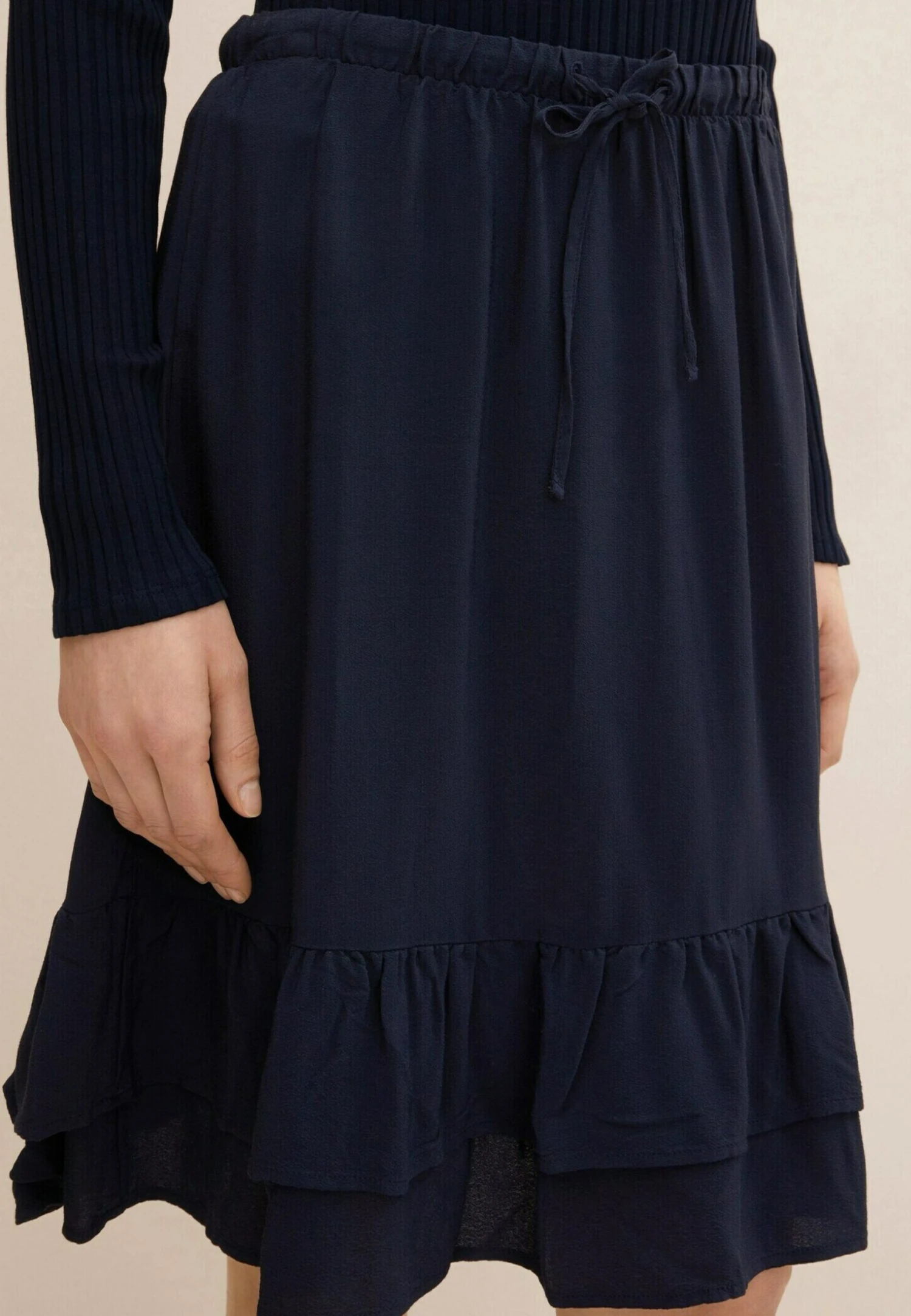 Tom Tailor Mit Volantsâ - A-Lijn Rok - Sky Captain Blue 1 Tom Tailor Mit Volantsâ - A-Lijn Rok - Sky Captain Blue