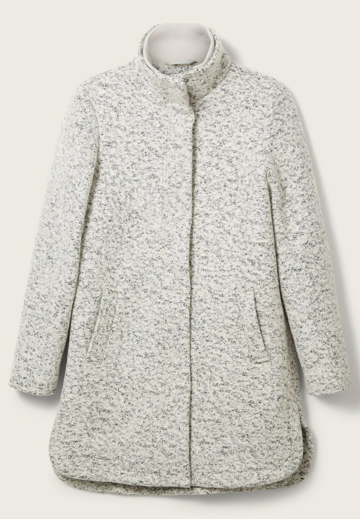 TOM TAILOR Denim Bouclé - Mantel - Grey Black Boucle 7 TOM TAILOR Denim Bouclé - Mantel - Grey Black Boucle - Afbeelding 7