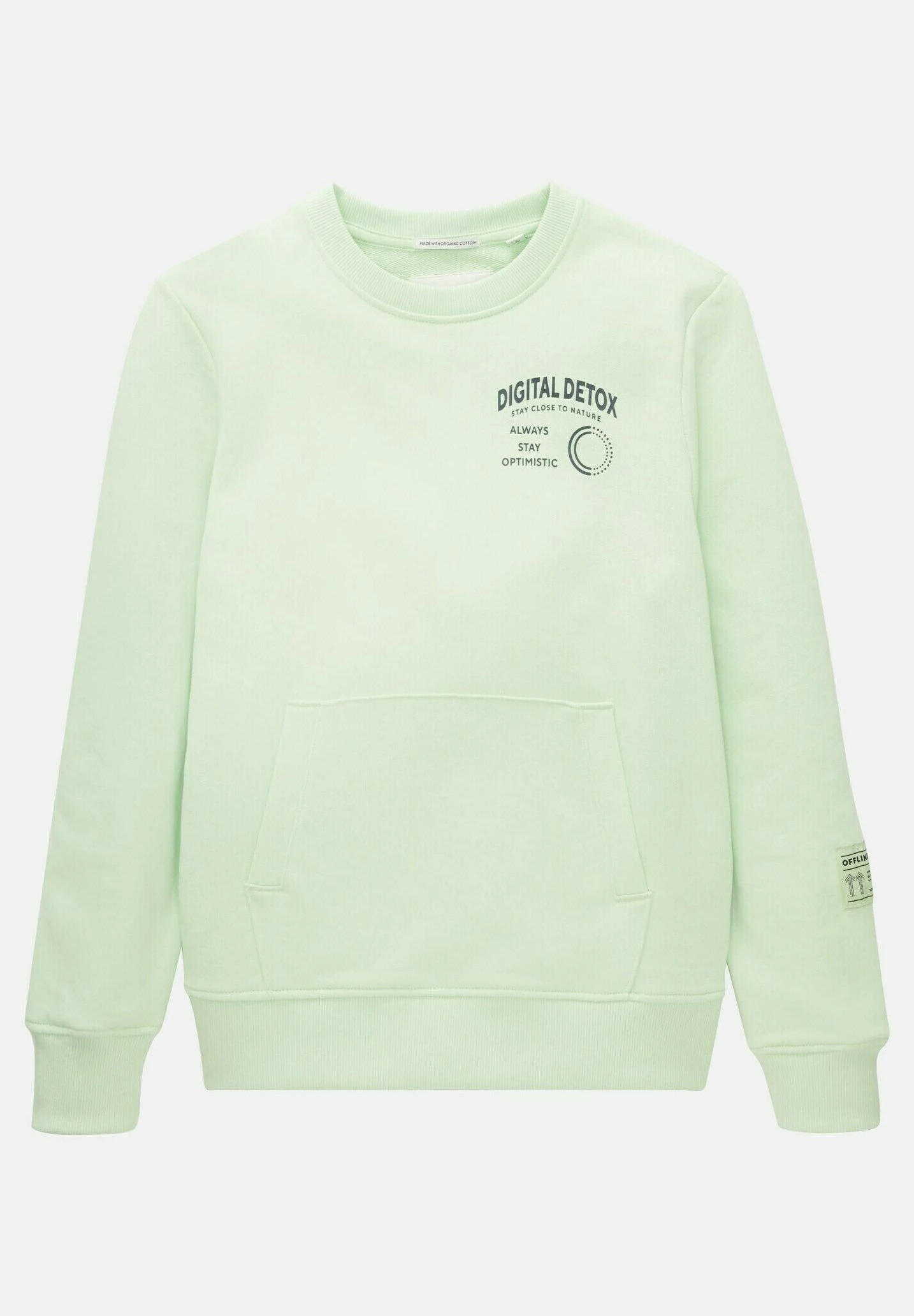 Tom Tailor Mit Print - Sweater - Fresh Apple Lime Green 4 Tom Tailor Mit Print - Sweater - Fresh Apple Lime Green - Afbeelding 4