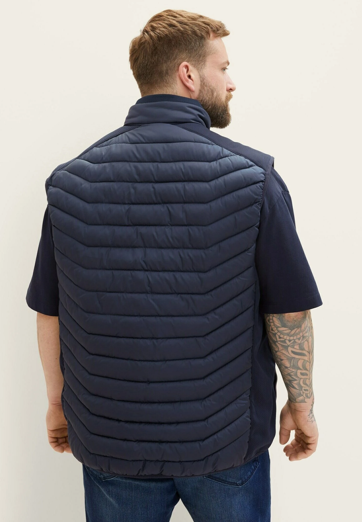 Tom Tailor Plus - Hybrid - Bodywarmer - Sky Captain Blue 2 Tom Tailor Plus - Hybrid - Bodywarmer - Sky Captain Blue - Afbeelding 2