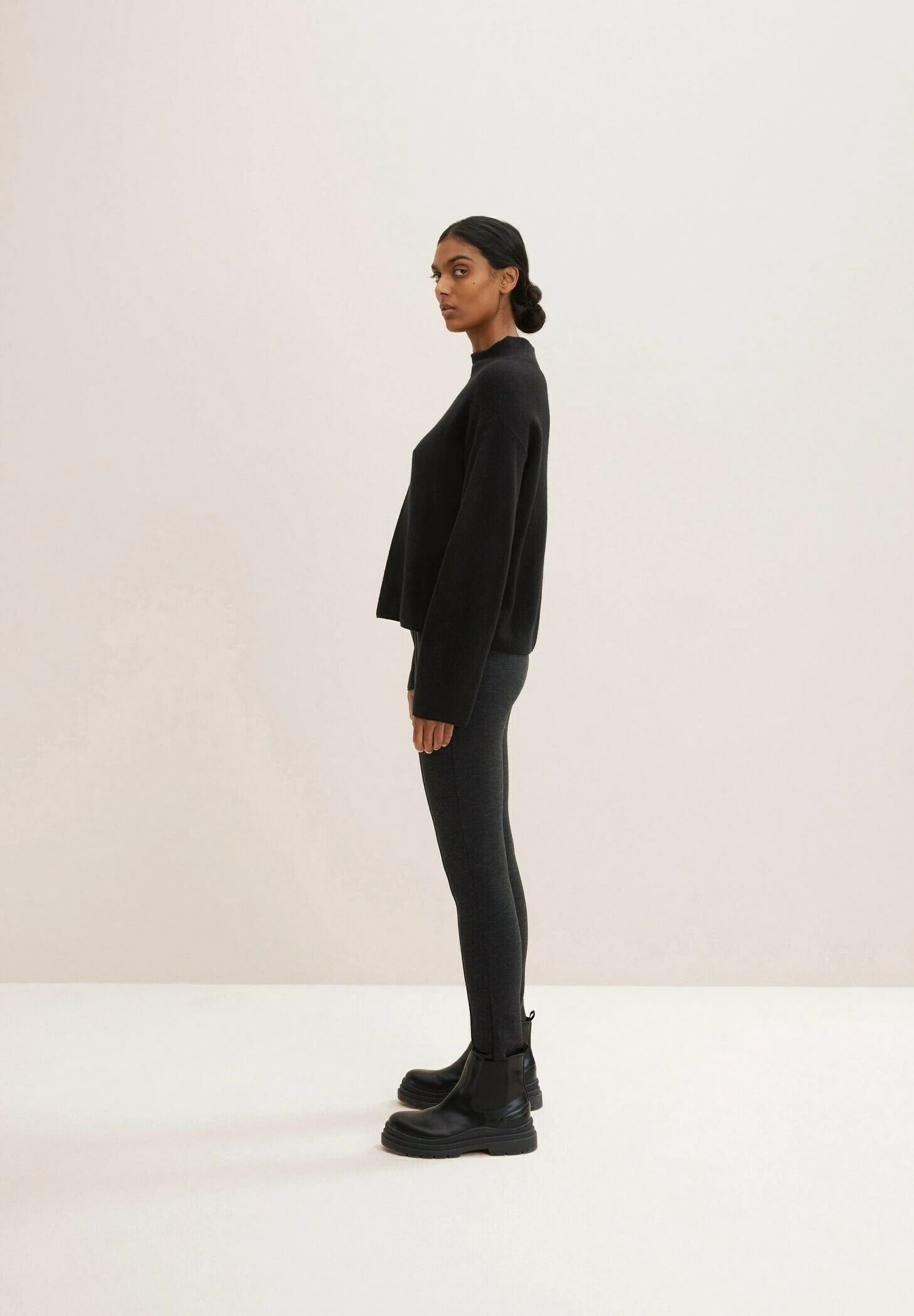 Tom Tailor Legging - Evident Anthracite Melange 5 Tom Tailor Legging - Evident Anthracite Melange - Afbeelding 5