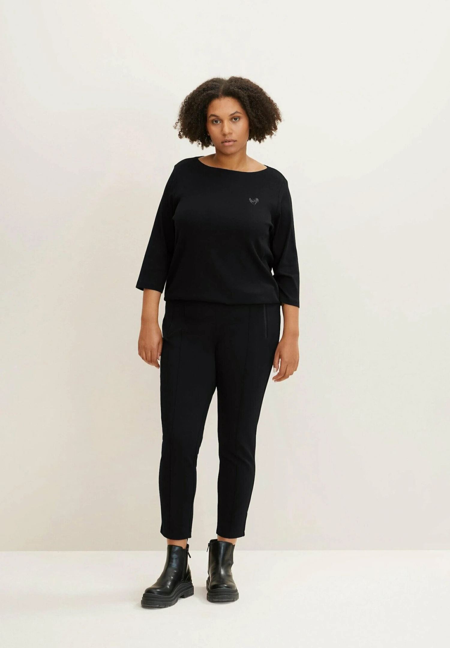 Tom Tailor Basic- Legging - Deep Black 1 Tom Tailor Basic- Legging - Deep Black