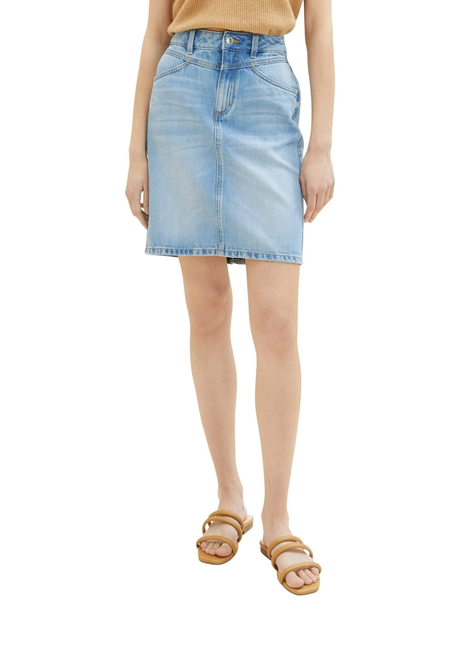 Tom Tailor Jeansrok - Light Stone Bright Blue Denim 2 Tom Tailor Jeansrok - Light Stone Bright Blue Denim - Afbeelding 2