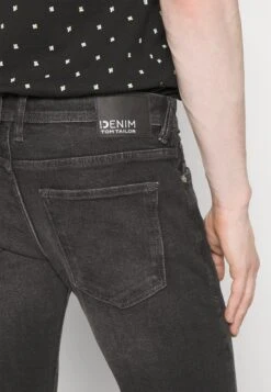 TOM TAILOR Denim Long - Slim Fit Jeans - Used Dark Stone Black Denim 9 TOM TAILOR Denim Long - Slim Fit Jeans - Used Dark Stone Black Denim -Tom Tailor b6c72cfba34e4ba486fbd0bb96d28e13