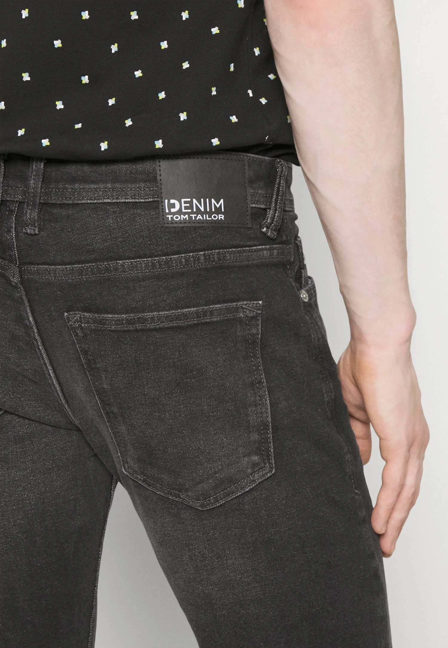 TOM TAILOR Denim Long - Slim Fit Jeans - Used Dark Stone Black Denim 5 TOM TAILOR Denim Long - Slim Fit Jeans - Used Dark Stone Black Denim - Afbeelding 5