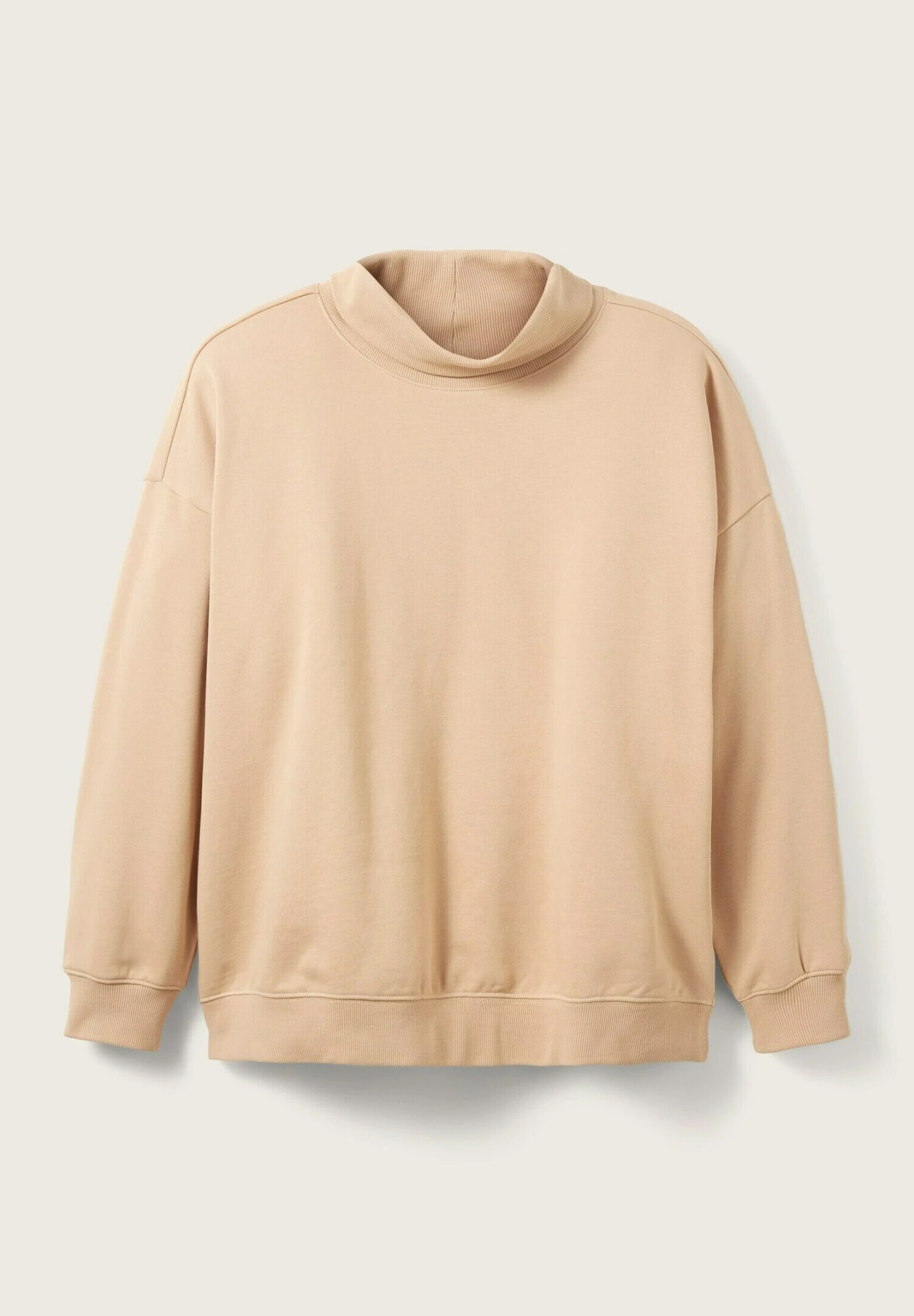 TOM TAILOR Denim Sweater - Light Sand Beige 5 TOM TAILOR Denim Sweater - Light Sand Beige - Afbeelding 5