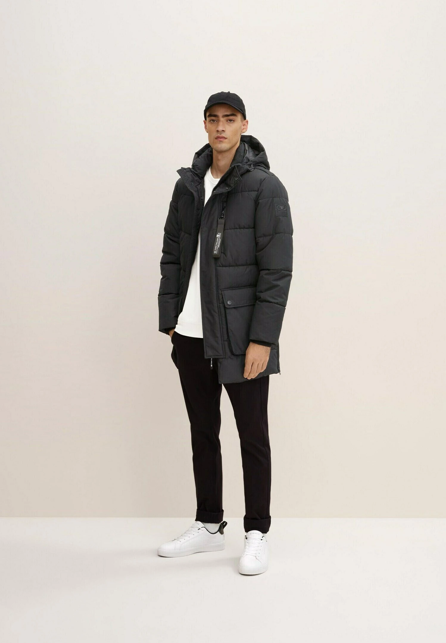 Tom Tailor Mit Kapuze - Winterjas - Black 2 Tom Tailor Mit Kapuze - Winterjas - Black - Afbeelding 2