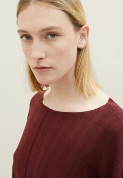 Tom Tailor Trui - Deep Burgundy Red -Tom Tailor b71840a1e8334bac82a1d39b8d59d7bc