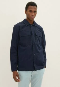 Tom Tailor Mit Aufgesetzten Taschen - Jas - Sky Captain Blue
