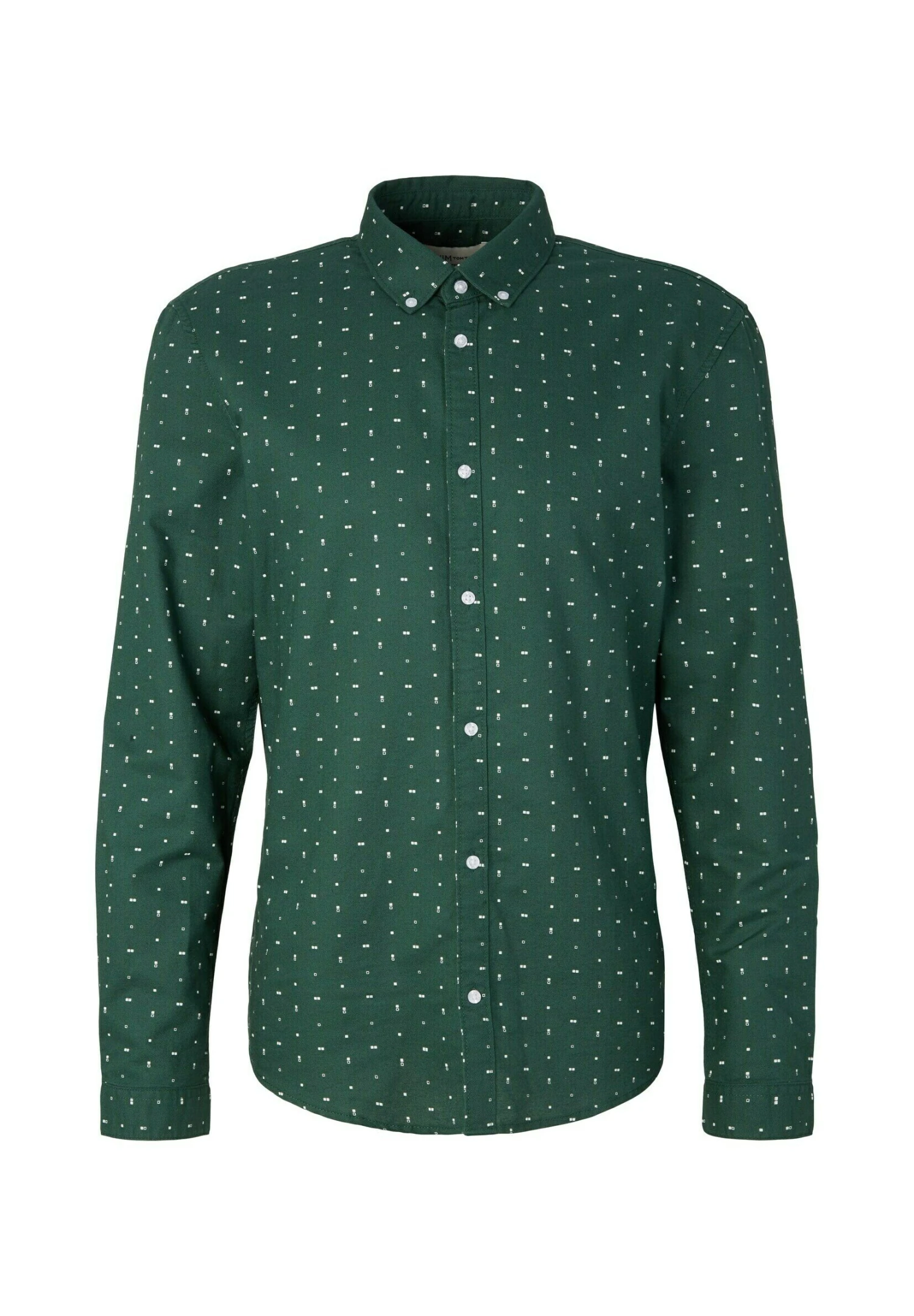 TOM TAILOR Denim Overhemd - Green Small Boxes Print 5 TOM TAILOR Denim Overhemd - Green Small Boxes Print - Afbeelding 5