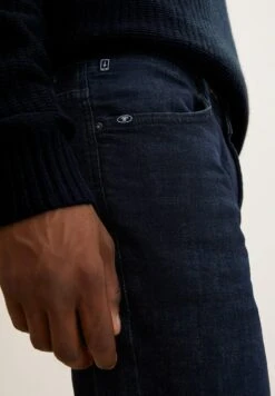 Tom Tailor Josh - Straight Leg Jeans - Used Dark Stone Blue Denim -Tom Tailor b7d160175b324de3880ae0081800023e