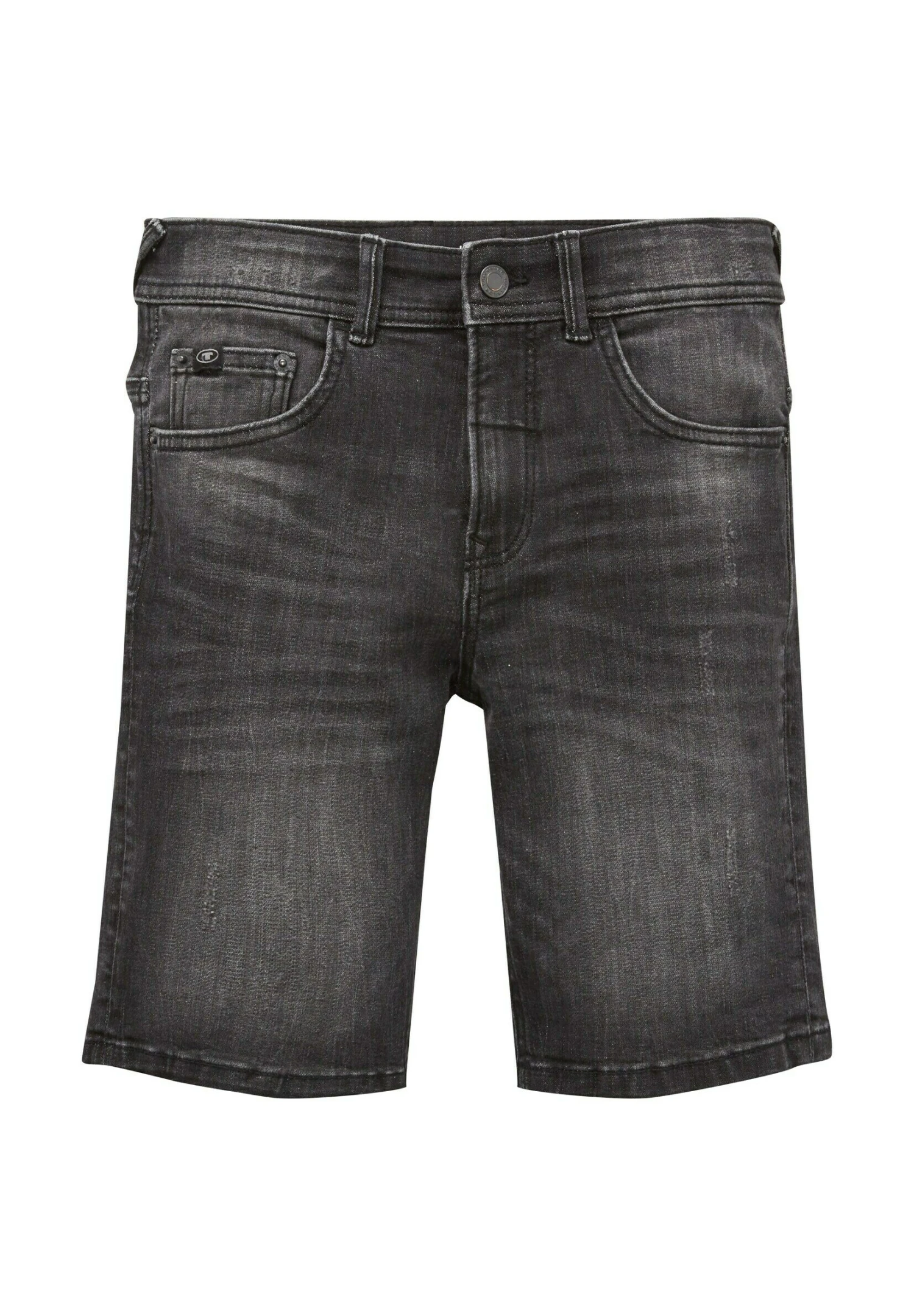 Tom Tailor Jeansshort - Dark Stone Black Denim 1 Tom Tailor Jeansshort - Dark Stone Black Denim