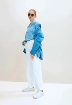 Tom Tailor À Motif - Blouse - Blue -Tom Tailor b9794e8f20b047d7b49208715b2575bb