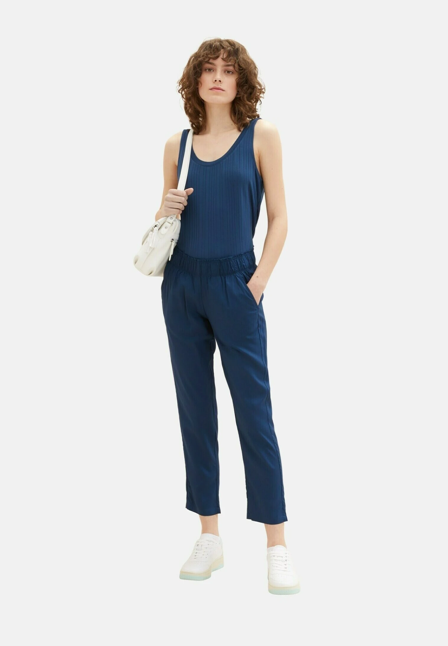 Tom Tailor Cropped - Broek - Midnight Sail 2 Tom Tailor Cropped - Broek - Midnight Sail - Afbeelding 2