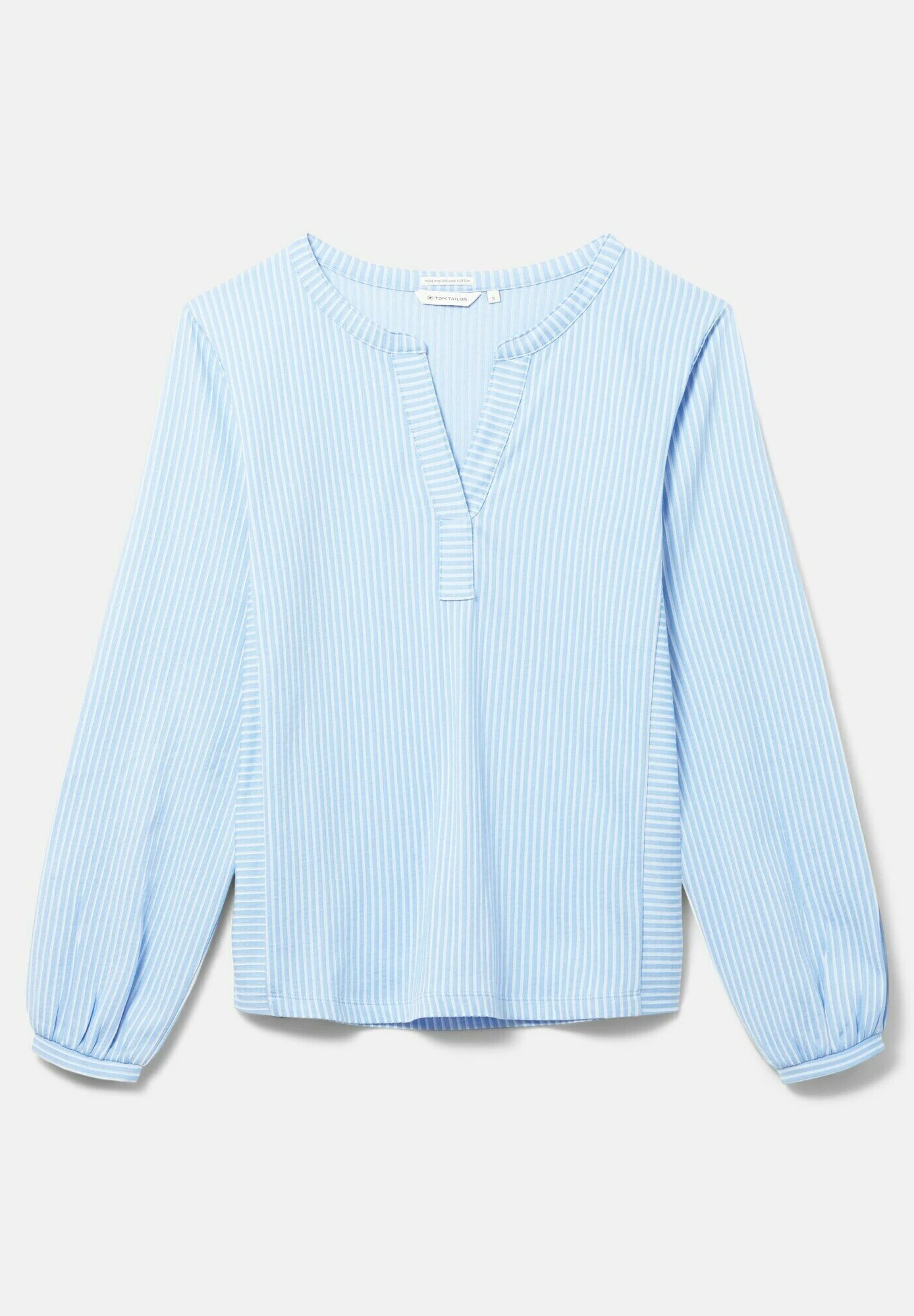 Tom Tailor Stripe - Blouse - Dreamy Blue White Thin Stripe 8 Tom Tailor Stripe - Blouse - Dreamy Blue White Thin Stripe - Afbeelding 8