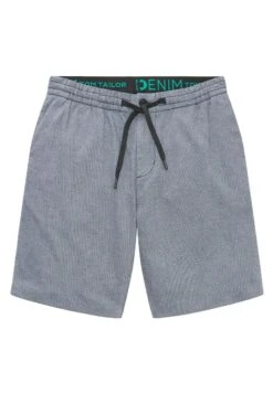 TOM TAILOR Denim Shorts - Navy White Bean Dobby -Tom Tailor bb6205e8e17f48f7b075ea3212b9dc58