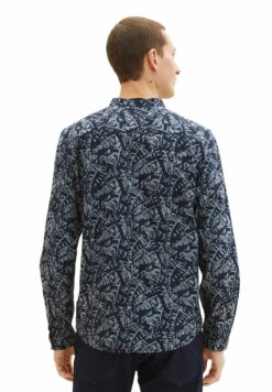 Tom Tailor Mit Stehkragen - Overhemd - Navy Tonal Big Leaf Design 8 Tom Tailor Mit Stehkragen - Overhemd - Navy Tonal Big Leaf Design -Tom Tailor bb75a3203e2b4a02ac47e204e09d51eb