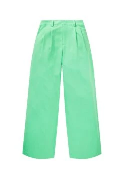 TOM TAILOR Denim Pleated Wide Leg- Broek - Strong Green -Tom Tailor bb799a1443f94ce9bf510863a852c4f2