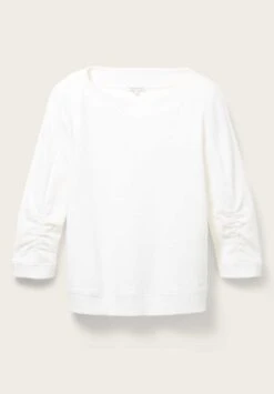 Tom Tailor Mit Struktur - Sweater - Whisper White -Tom Tailor bd4e3c5f0ec5433792e6b4342f10d68d