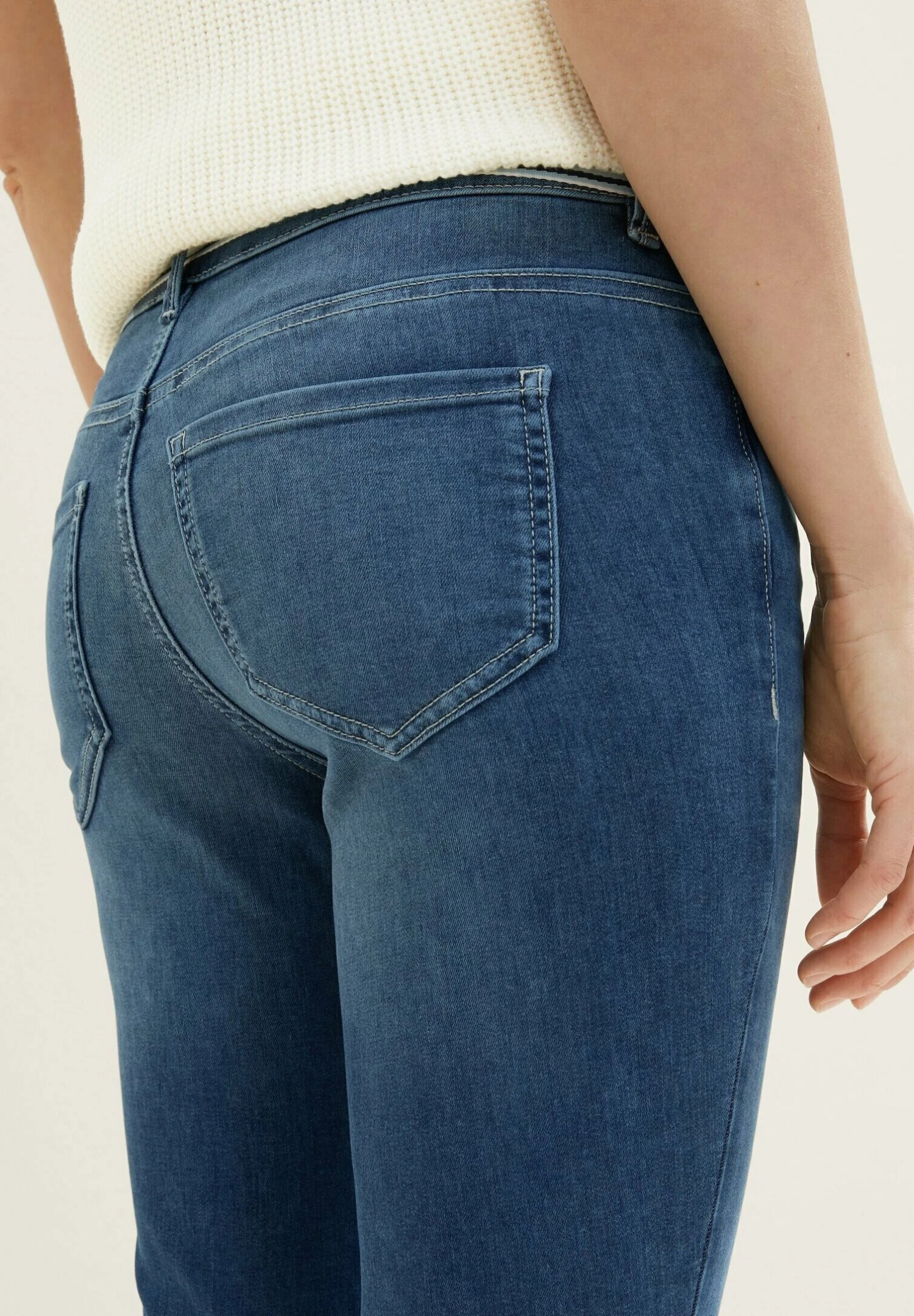 Tom Tailor Alexa Jeans - Slim Fit Jeans - Stone Blue Denim 4 Tom Tailor Alexa Jeans - Slim Fit Jeans - Stone Blue Denim - Afbeelding 4