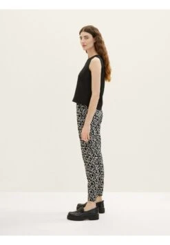 Tom Tailor Cropped - Broek - Black Small Abstract Design 14 Tom Tailor Cropped - Broek - Black Small Abstract Design -Tom Tailor bd67fc3ca3c24879bf3cbd8136abf67d