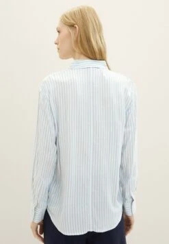 Tom Tailor Overhemdblouse - Blue Offwhite Stripe 8 Tom Tailor Overhemdblouse - Blue Offwhite Stripe -Tom Tailor bdac0ce83e8d47b5aae3d21ec60812bc