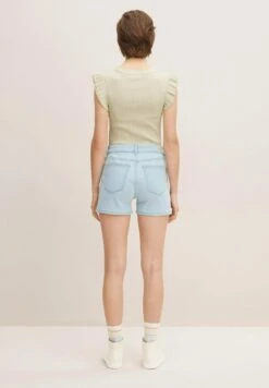 TOM TAILOR Denim Jeansshort - Used Light Stone Blue Denim 8 TOM TAILOR Denim Jeansshort - Used Light Stone Blue Denim -Tom Tailor bdb5fb2d95564b8eb3c26519628bbba7