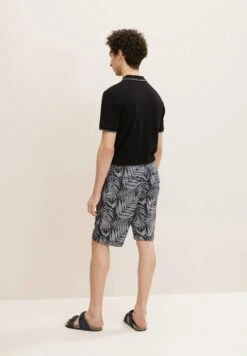 TOM TAILOR Denim Shorts - Grey Big Watery Leaves Print 7 TOM TAILOR Denim Shorts - Grey Big Watery Leaves Print -Tom Tailor bdc9e67c813b4dd686d5fbf082fde3a8