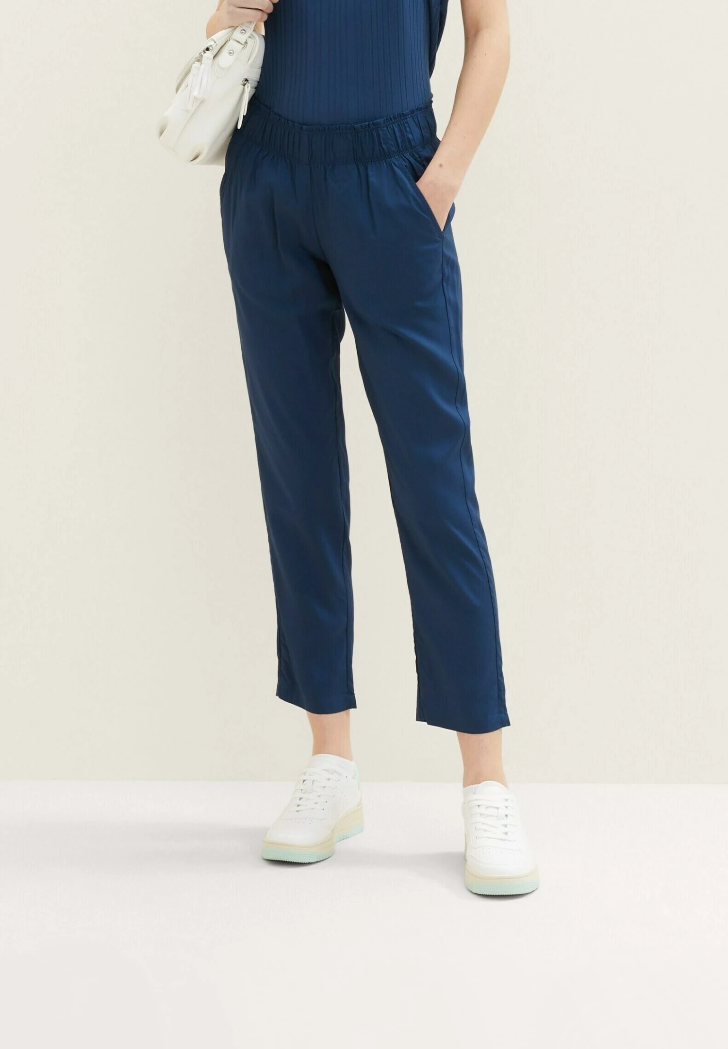 Tom Tailor Cropped - Broek - Midnight Sail 7 Tom Tailor Cropped - Broek - Midnight Sail - Afbeelding 7