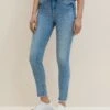 TOM TAILOR Denim Jona - Jeans Skinny Fit - Used Light Stone Blue Denim