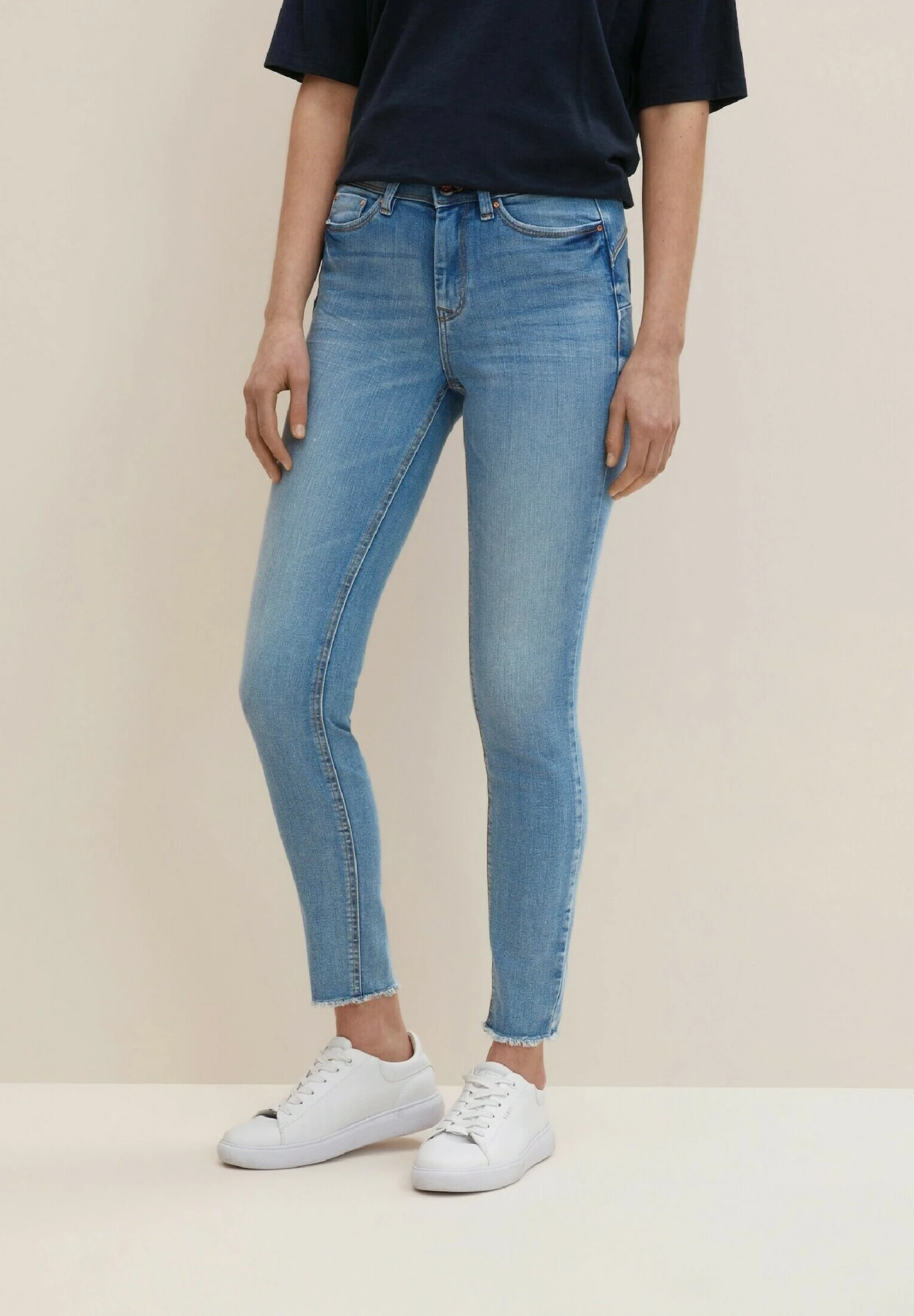 TOM TAILOR Denim Jona - Jeans Skinny Fit - Used Light Stone Blue Denim 1 TOM TAILOR Denim Jona - Jeans Skinny Fit - Used Light Stone Blue Denim