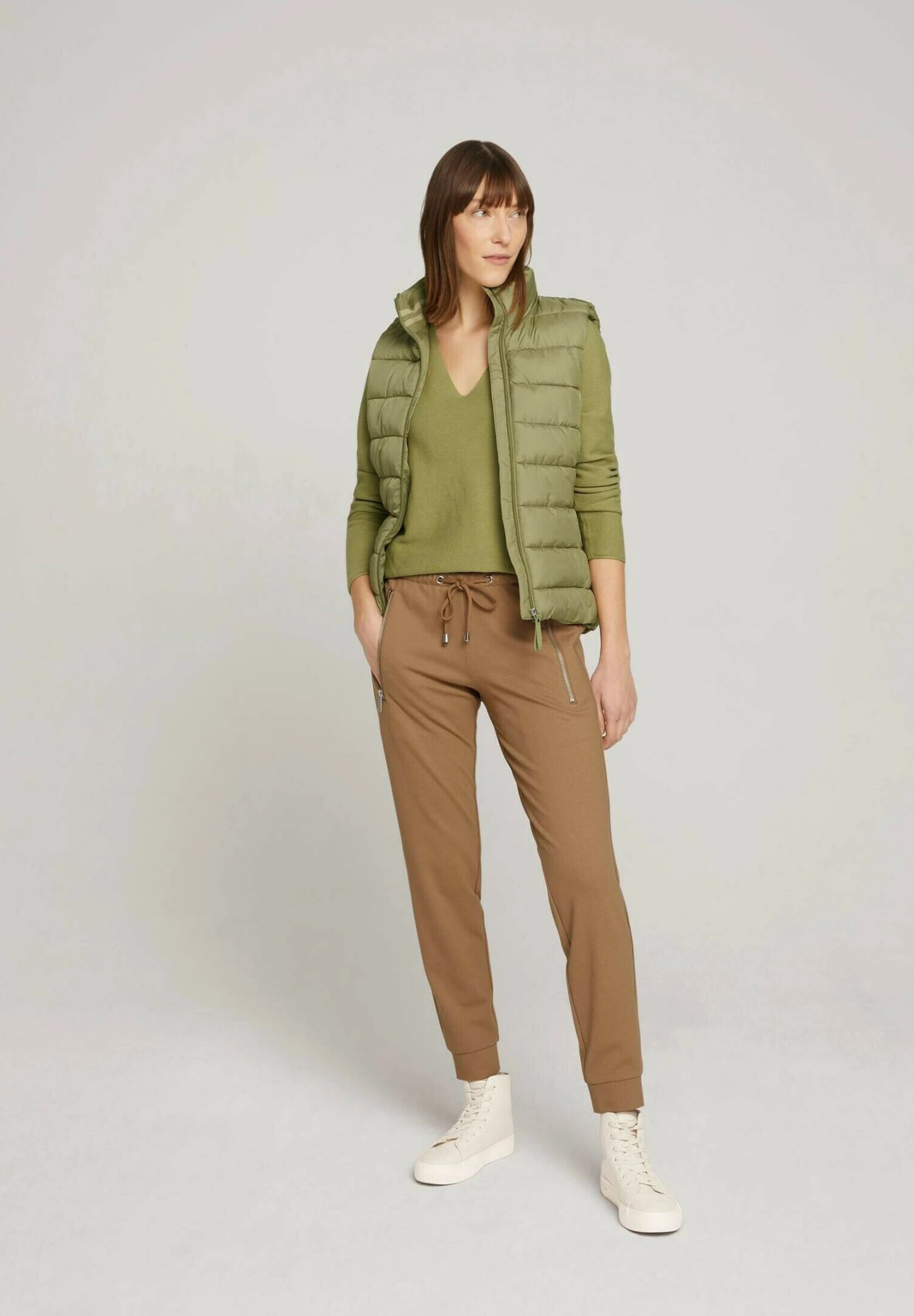 Tom Tailor Jacquard - Trainingsbroek - Sepia Dot Structure 2 Tom Tailor Jacquard - Trainingsbroek - Sepia Dot Structure - Afbeelding 2