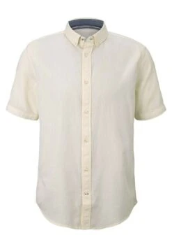 Tom Tailor Overhemd - Yellow White Structure -Tom Tailor be6d0bec30f74b92a3aa07c58269f2e4