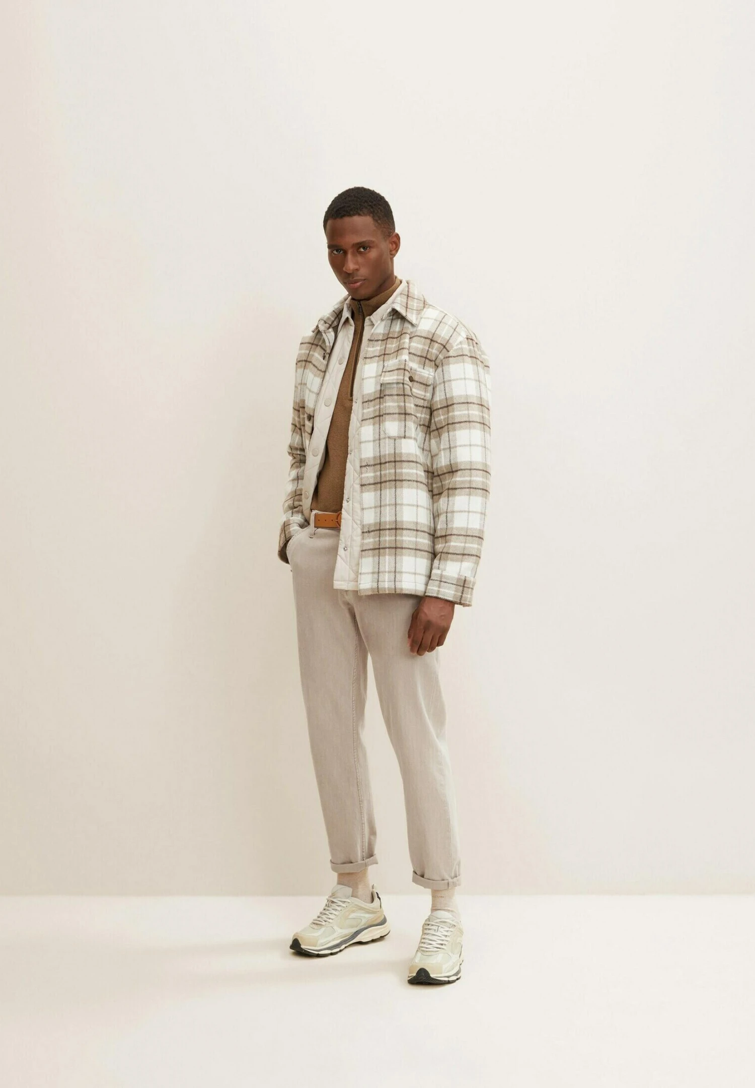 Tom Tailor Trui - Havana Brown Melange 2 Tom Tailor Trui - Havana Brown Melange - Afbeelding 2